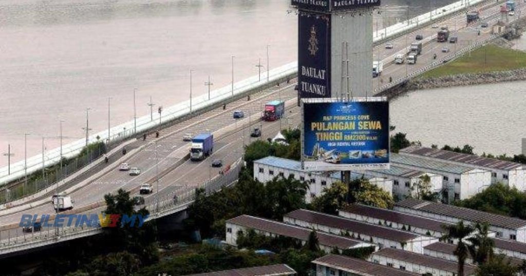 Lebih 4.3 juta kenderaan masuk melalui sempadan Johor-Singapura