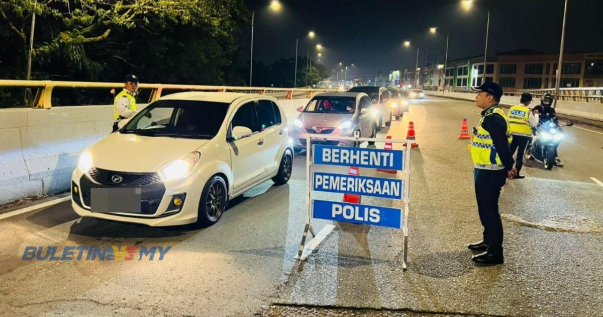 44 pemandu mabuk, 9 samseng jalanan antara ditahan di Johor