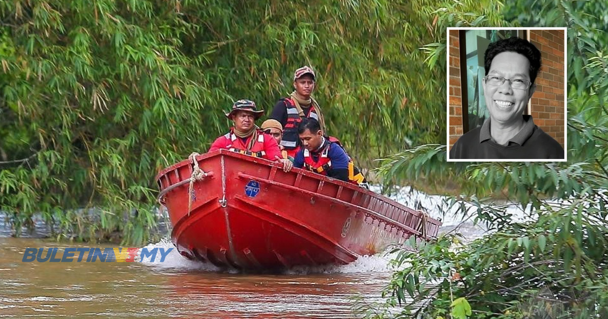 Operasi cari jasad Sabari diteruskan untuk hari ketiga