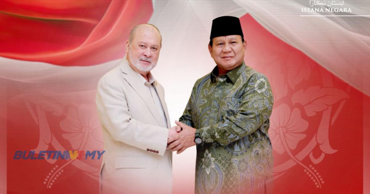 Agong, Raja Permaisuri zahir ucapan tahniah kepada Prabowo