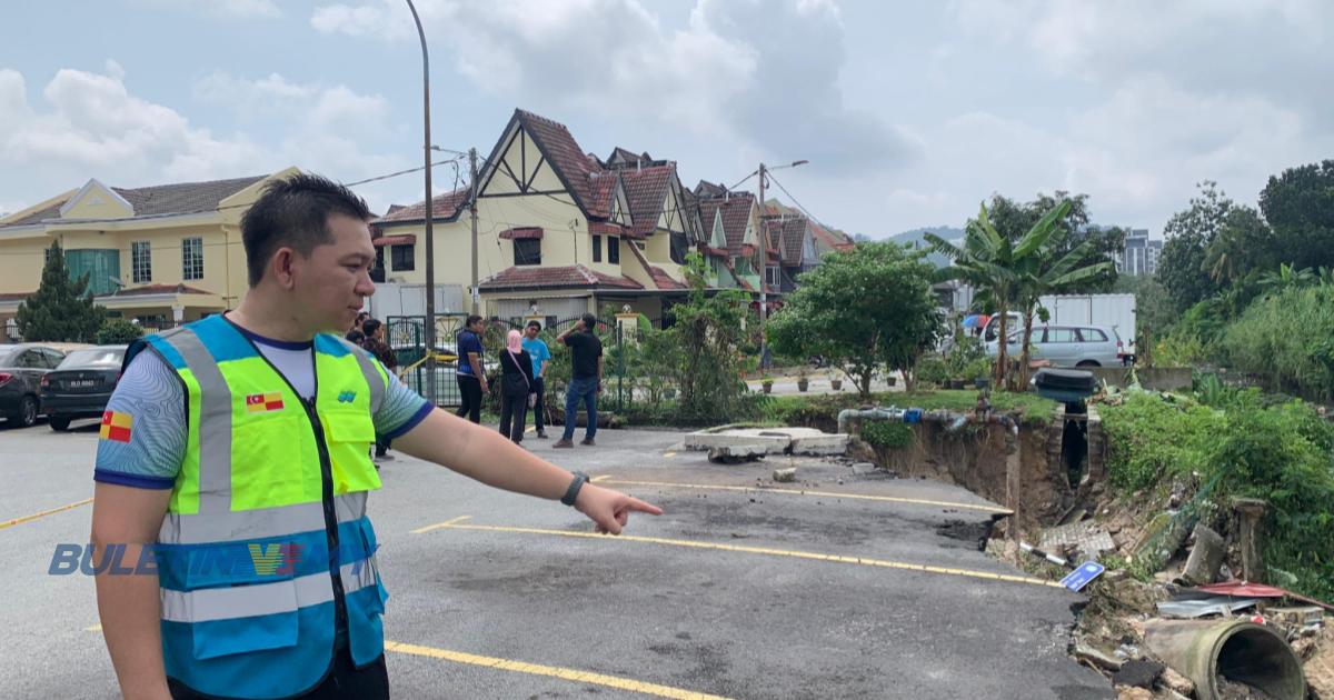 Tanah Runtuh di Ampang: MPAJ, JPS laksana kerja baik pulih tebing, parkir