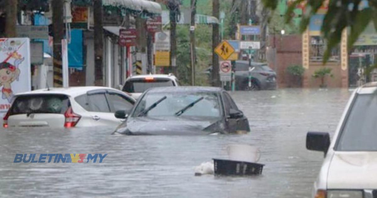 Selatan Thailand turut dilanda banjir, 2 terkorban, puluhan ribu penduduk terjejas