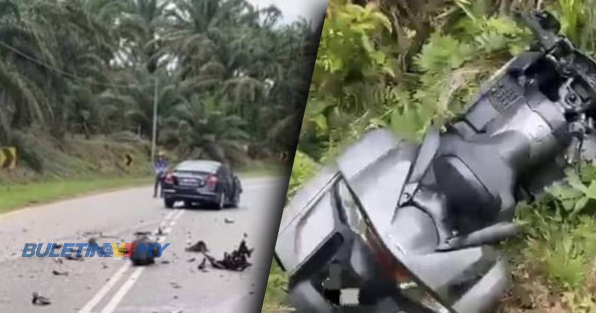 Lelaki maut, motosikal berkuasa tinggi kemalangan dengan kereta