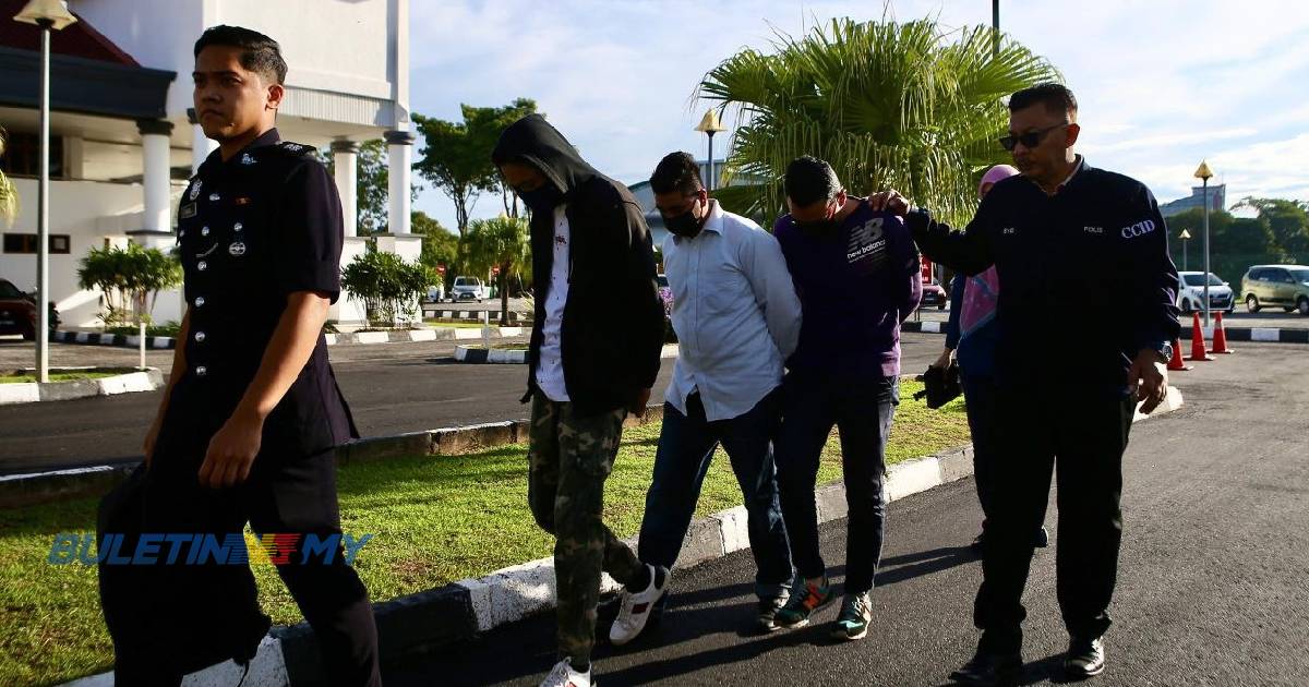 3 pengawal keselamatan didakwa di mahkamah curi wang tunai RM200,000