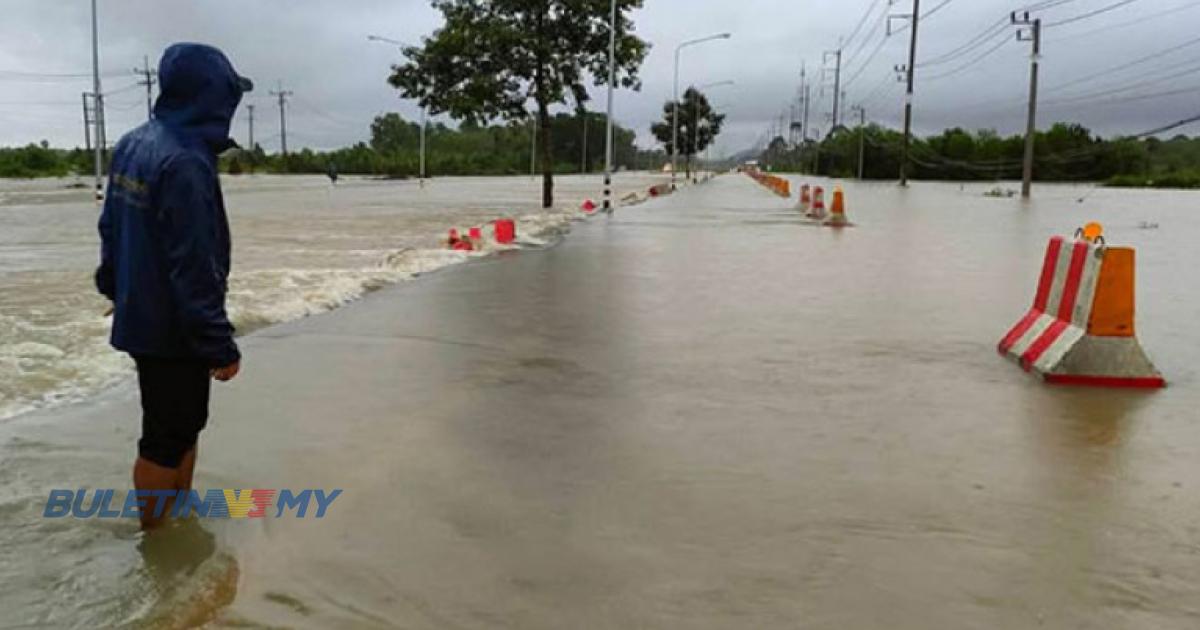 Rakyat Malaysia diberi ingatan hujan lebat, risiko banjir di Selatan Thailand