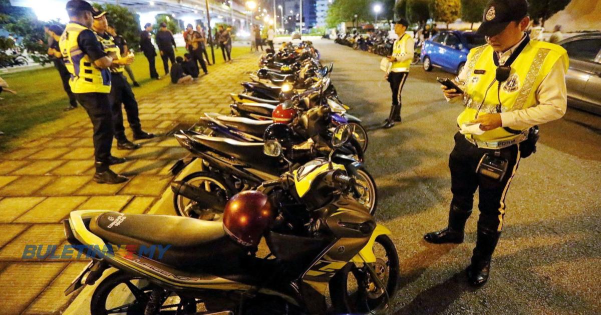 Polis keluar 276 saman terhadap penunggang motosikal bawah umur