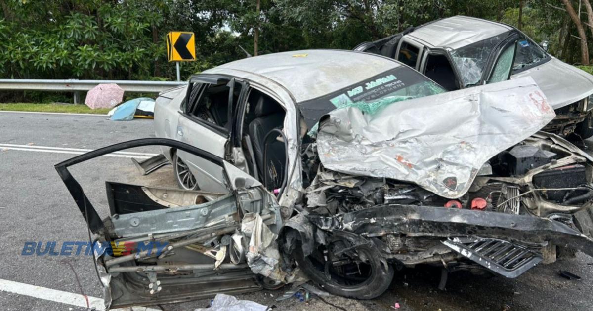 Seorang maut, empat cedera termasuk tiga anggota polis dalam kemalangan di Baling