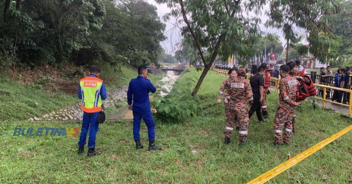 Kanak-kanak lelaki dipercayai hanyut selepas terjatuh dalam longkang besar