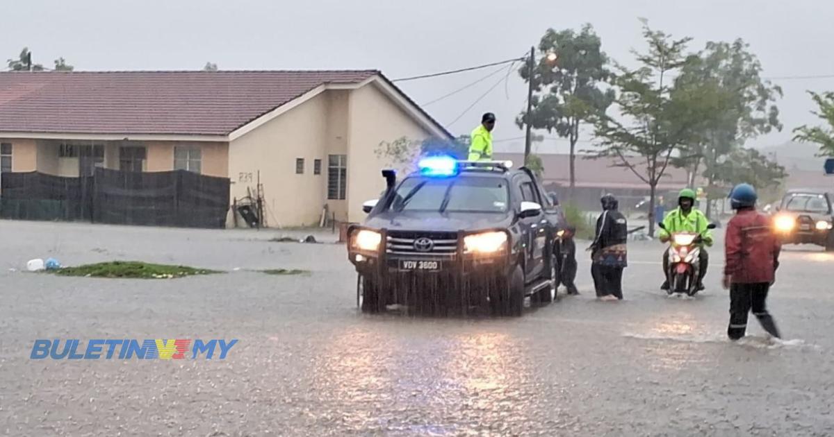 Kemaman dilanda banjir, satu PPS dibuka