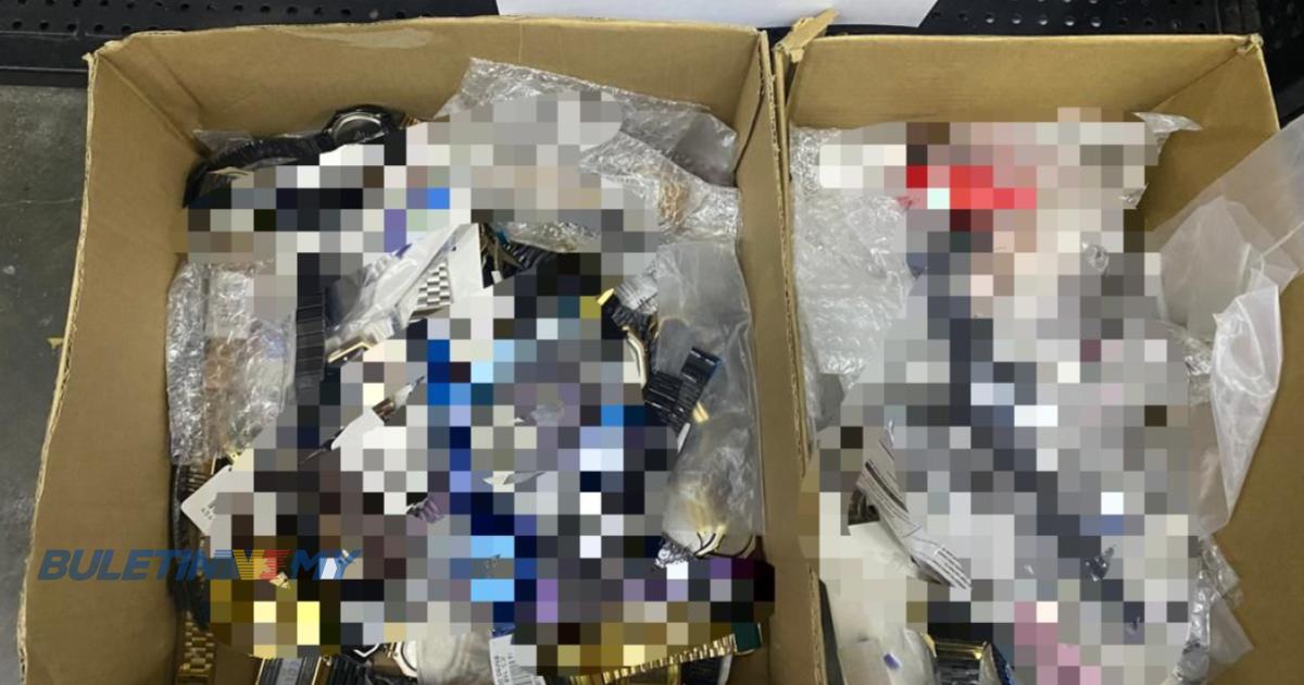 493 jam tangan tiruan Casio dijual dalam talian dirampas