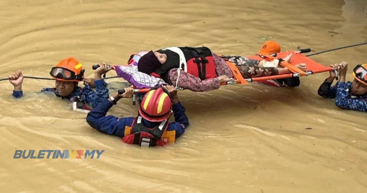 Hujan sejak semalam di Kedah, APM berusaha bawa keluar mangsa