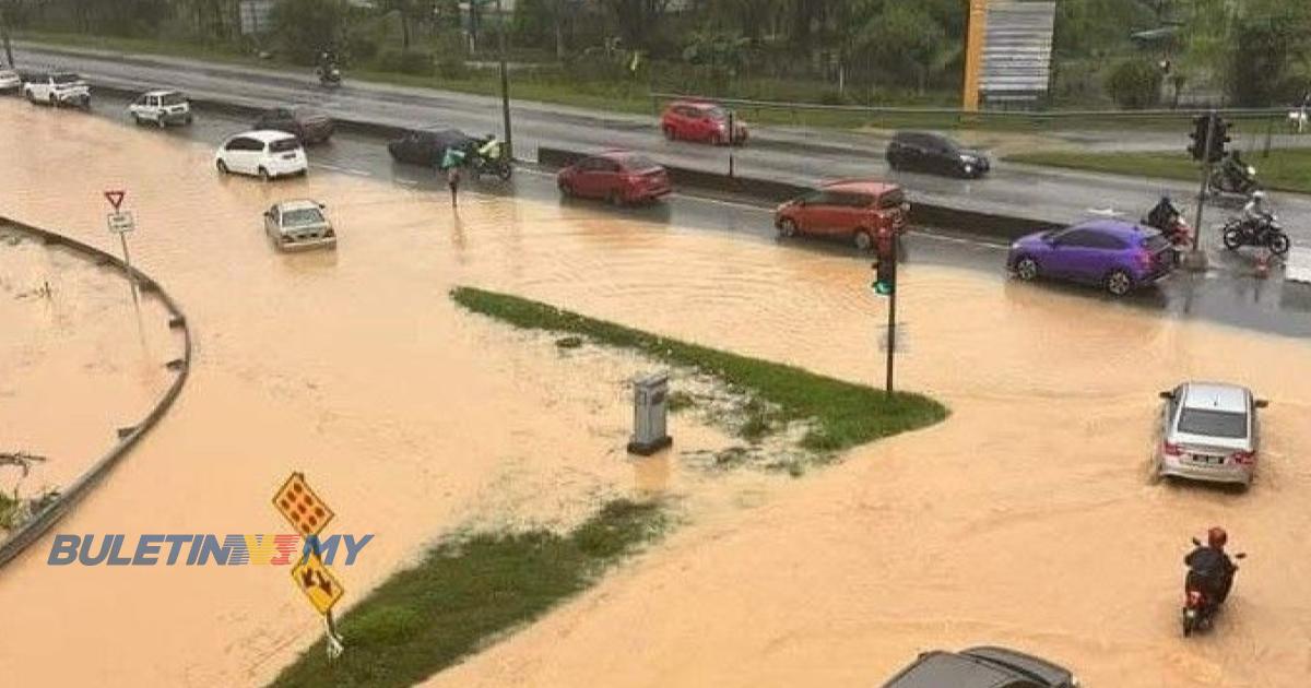 Hujan lebat akibatkan Persimpangan Kiwa banjir lagi