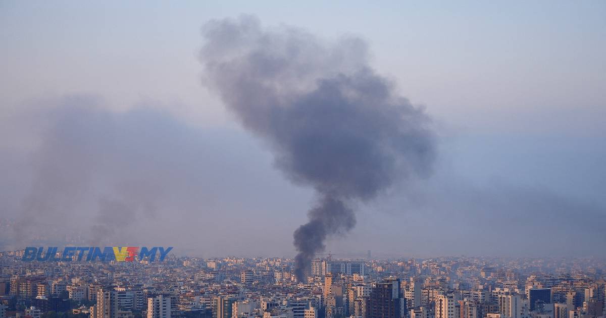 [VIDEO] Bangunan di Beirut menyembah bumi, ketika Israel melancarkan serangan baharu