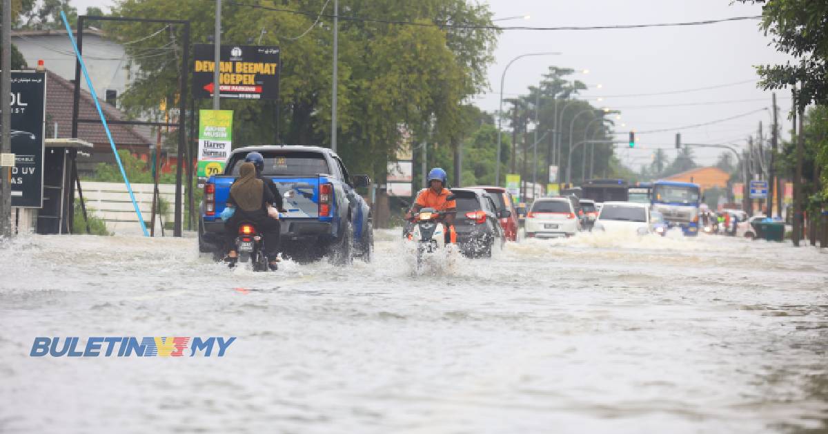 Persekolahan tergendala akibat banjir, murid sekitar Kota Bharu, Pasir Mas pulang awal