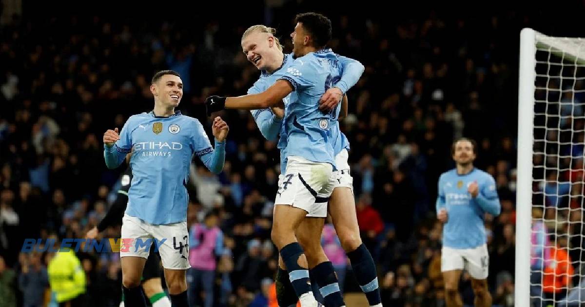 UCL: City berputih mata, dahului 3-0 sebelum seri dengan Feyenoord