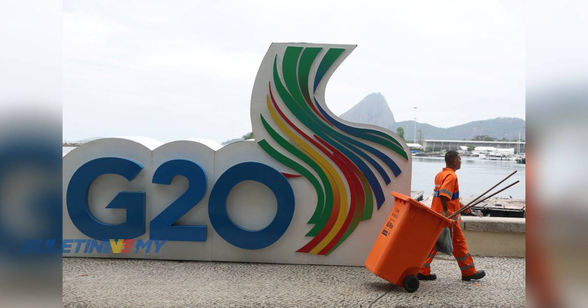 Aktivis letak ratusan pinggan kosong di pantai Brazil gesa pemimpin dunia tangani isu kelaparan