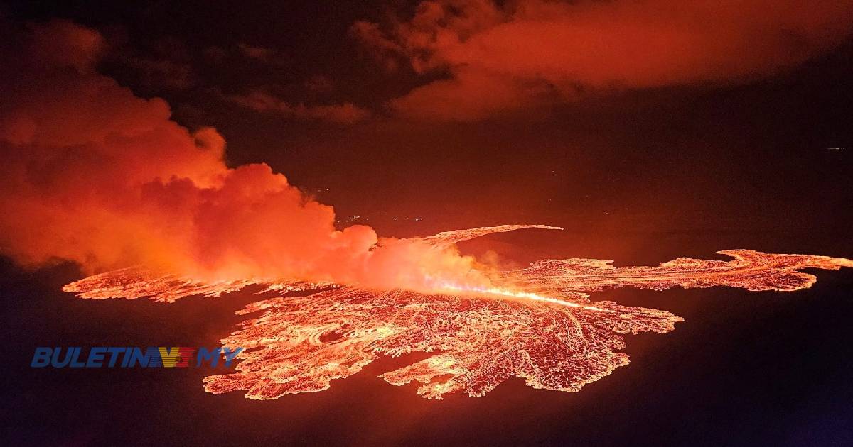 Gunung Berapi di Iceland meletus