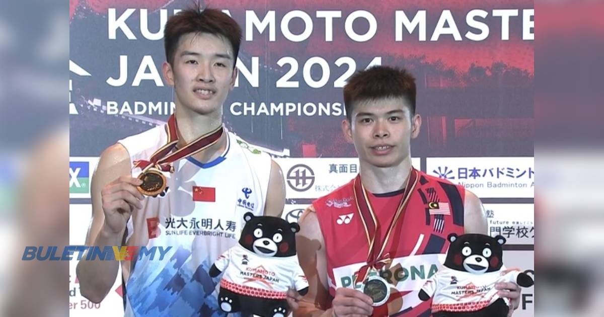 Jun Hao terpaksa akur bergelar Naib Juara Masters Jepun