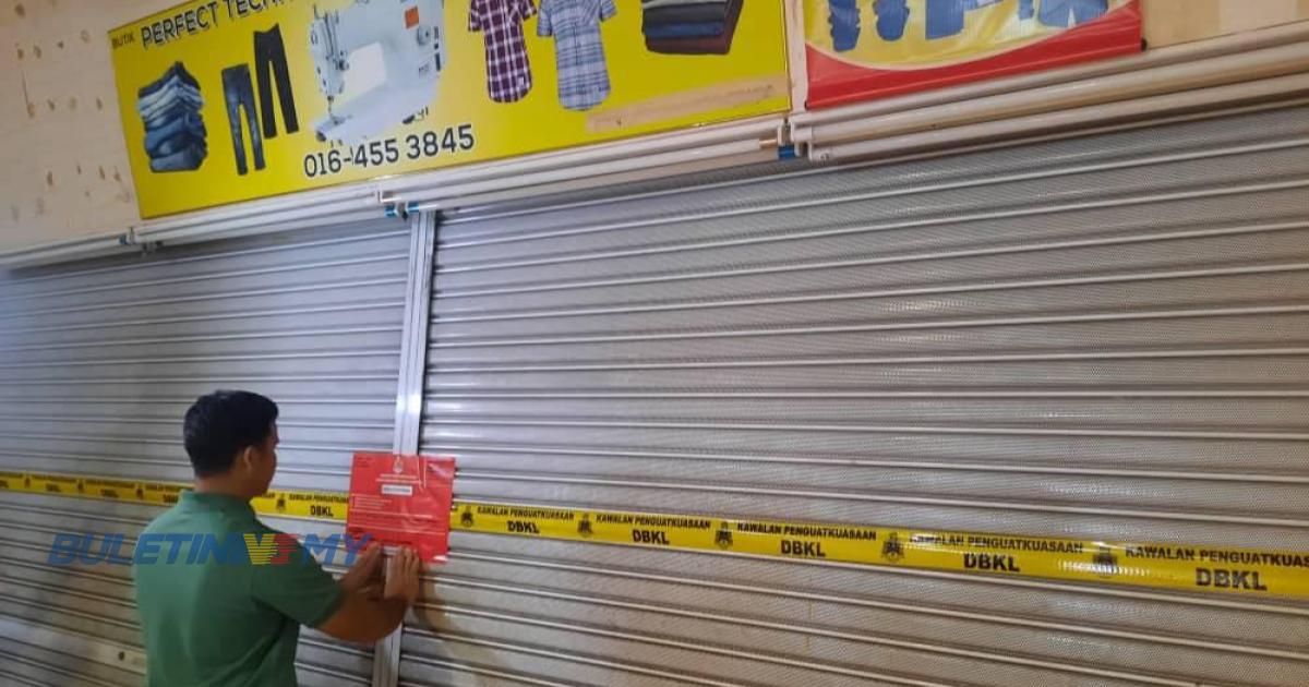 DBKL gempur 6 premis perniagaan haram warga asing