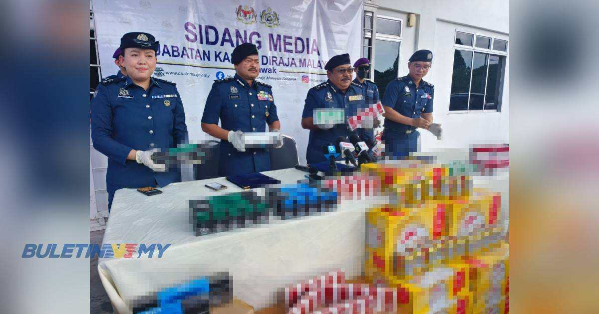 Kastam rampas rokok, minuman keras bernilai RM2.4 juta