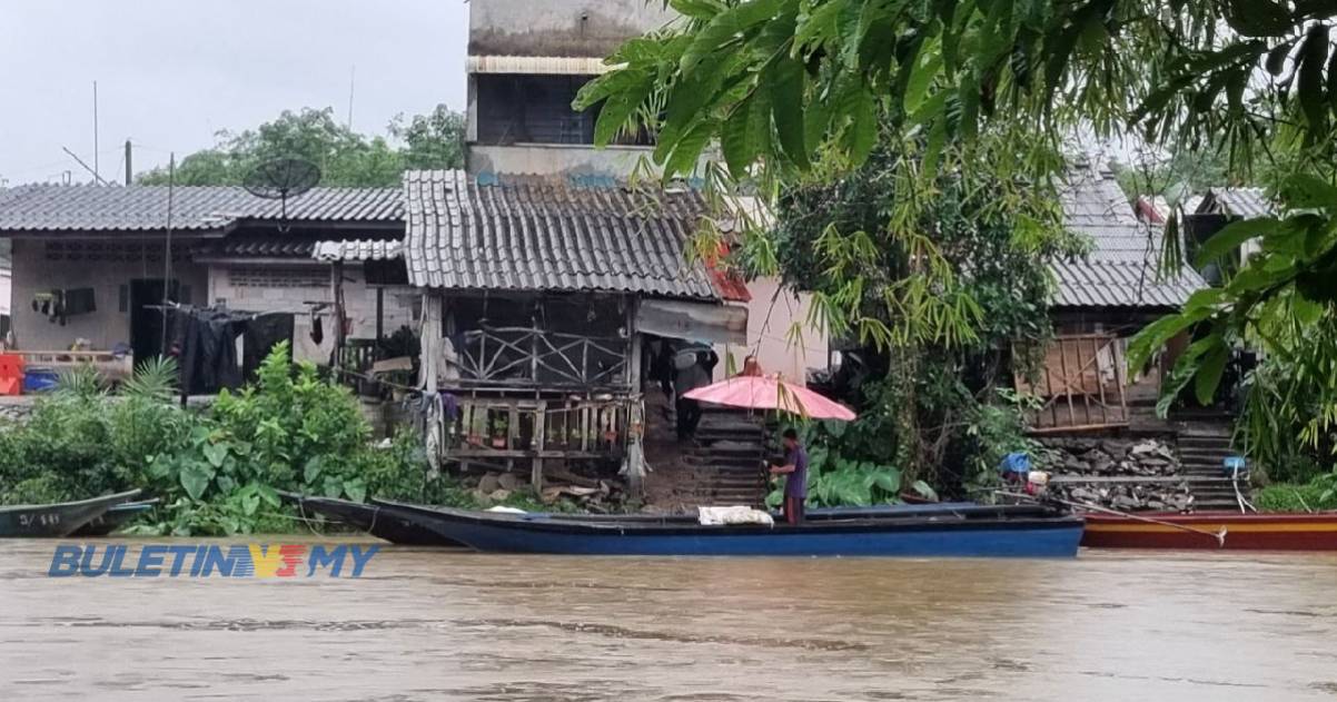 Paras Sungai Golok meningkat, penyeludup dikesan bawa masuk barangan lalui pangkalan haram