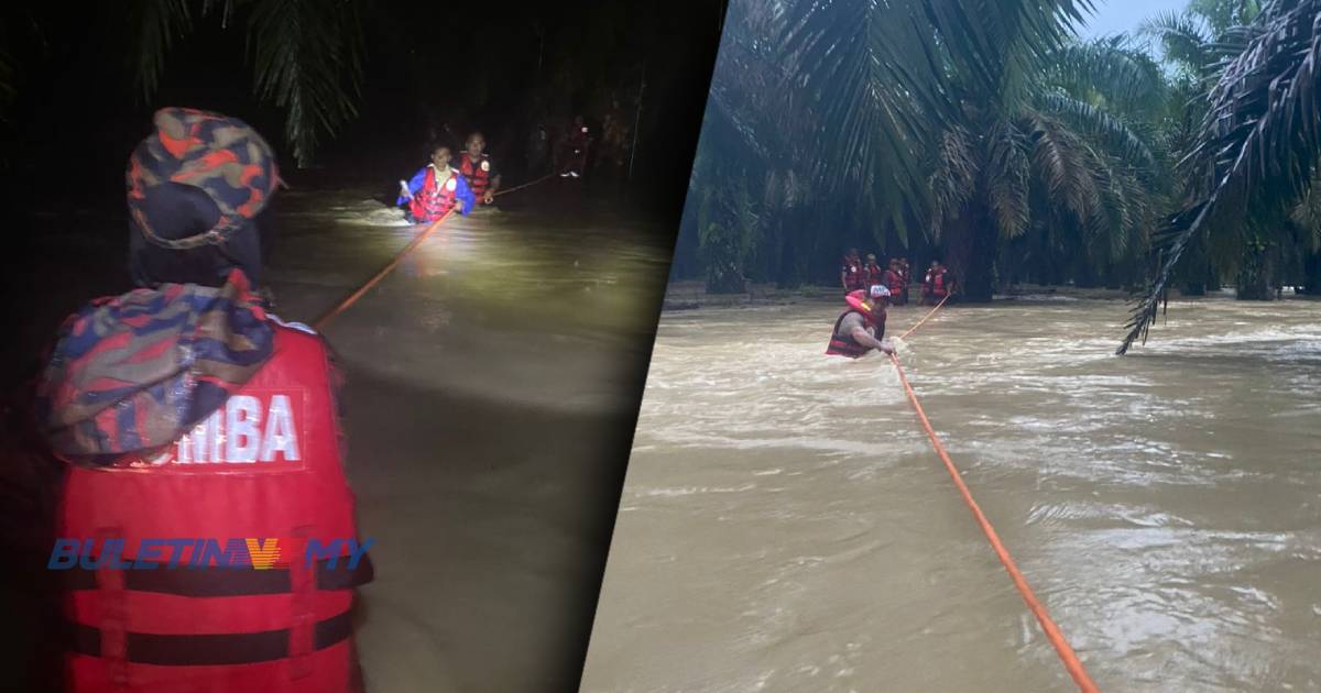 Banjir: 7 individu terperangkap di ladang sawit Batu Putih