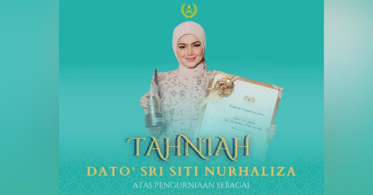 Sultan Pahang, Tengku Ampuan Pahang zahir tahniah kepada Siti Nurhaliza