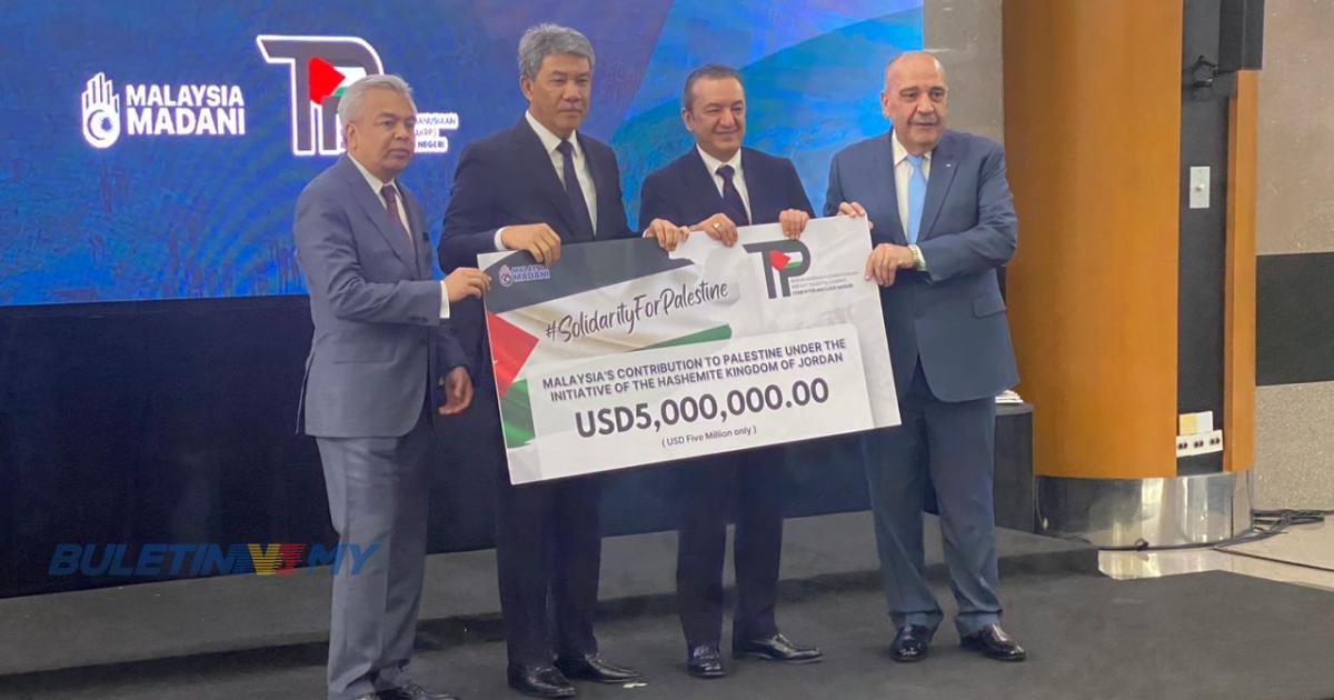 Malaysia sumbang AS$5 juta bantuan kemanusiaan kepada Palestin