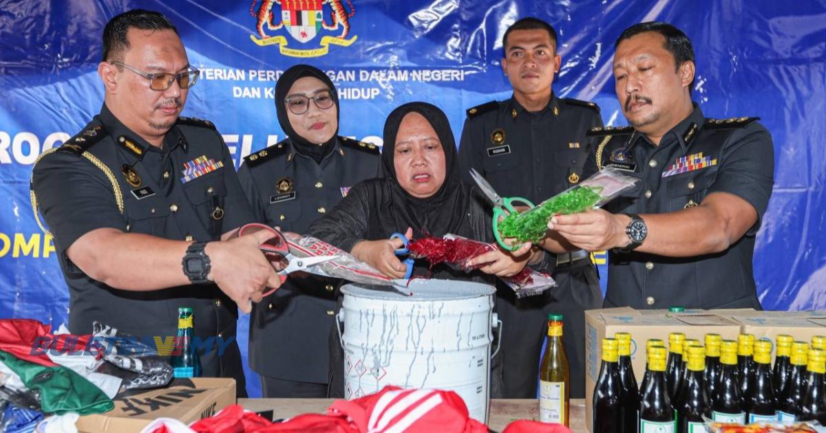 KPDN Johor lupuskan barang kes bernilai RM2.1 juta