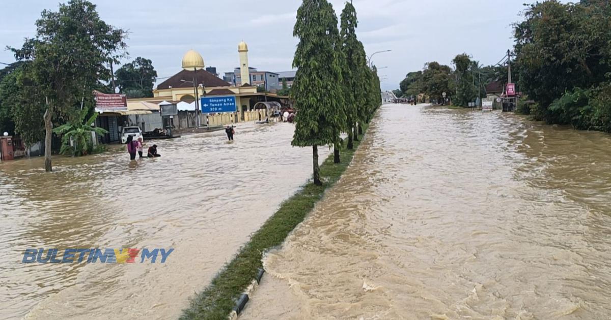 4 laluan di Alor Setar ditutup, 2 ditutup separa