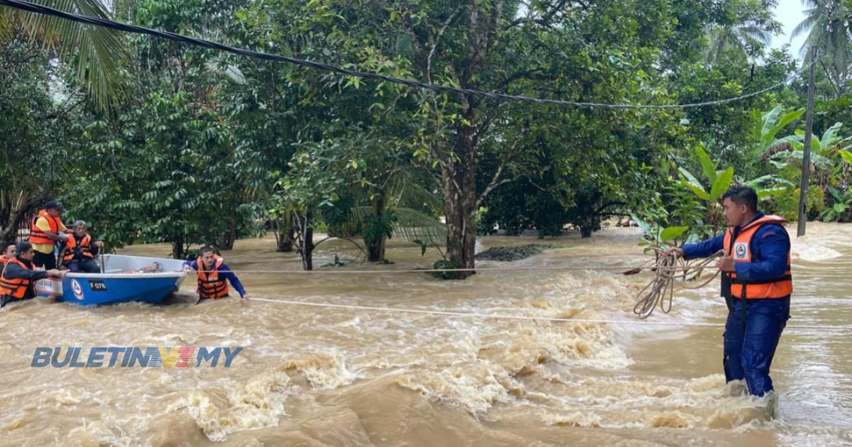 Beberapa jalan utama di Raub ditutup akibat banjir