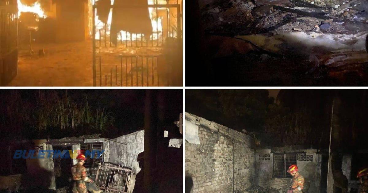 Lelaki bakar rumah sendiri hingga merebak ke rumah jiran