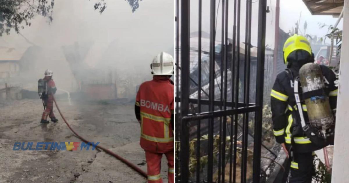 Kedai kopi dan rumah di Sungai Buloh terbakar