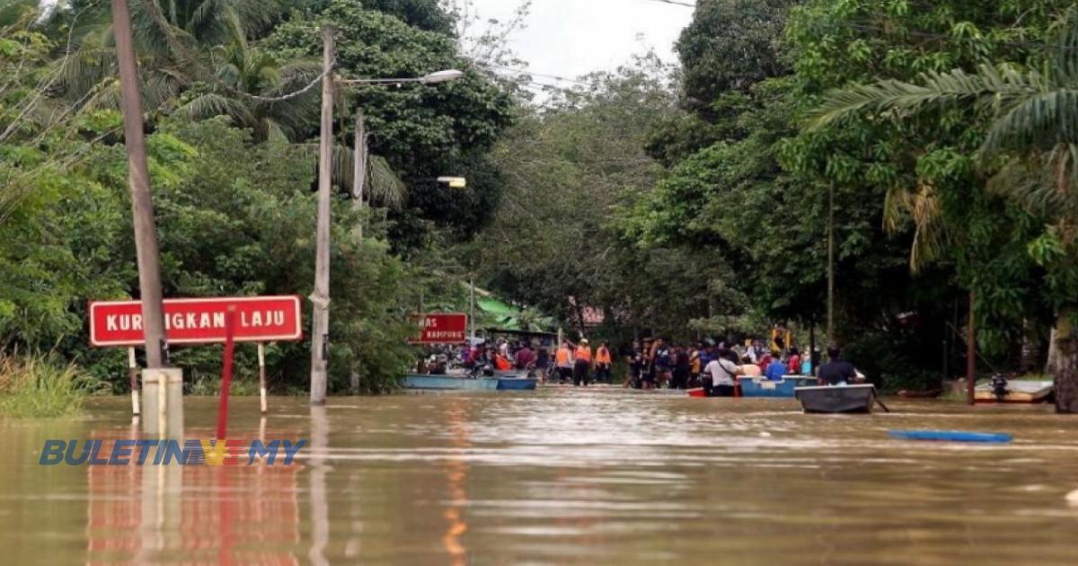 Kuala Krai dilanda banjir semula susulan hujan lebat