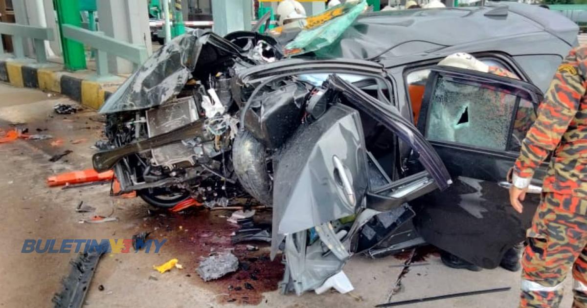 Lelaki maut nahas kereta terbabas langgar pembahagi jalan tol