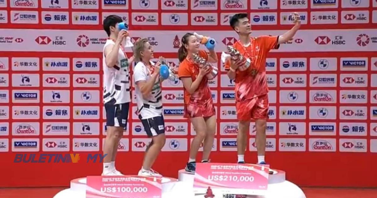 Tang Jie/ Ee Wei terpaksa akur gelaran naib juara Akhir Jelajah Dunia