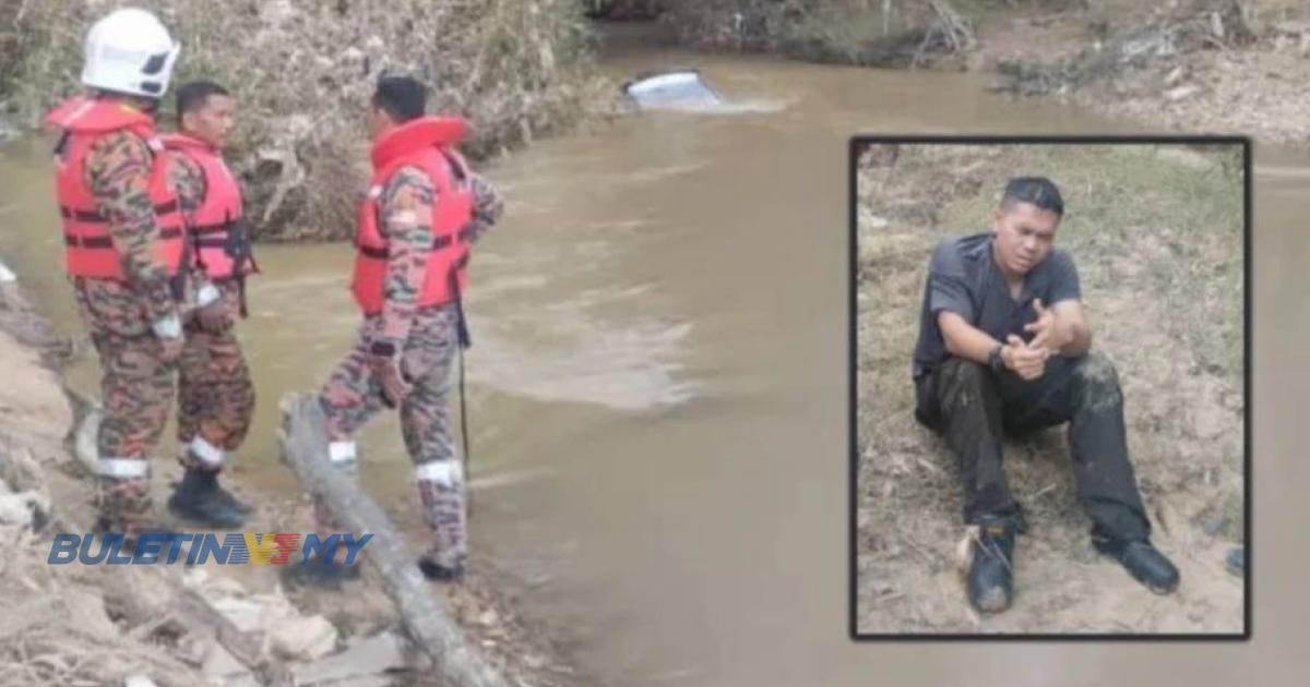 Pemandu diselamatkan orang awam, kereta terjunam Sungai Durian