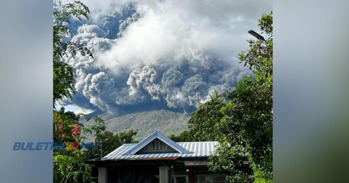 Gunung berapi Kanlaon mungkin meletus lagi, Filipina arah penduduk berpindah