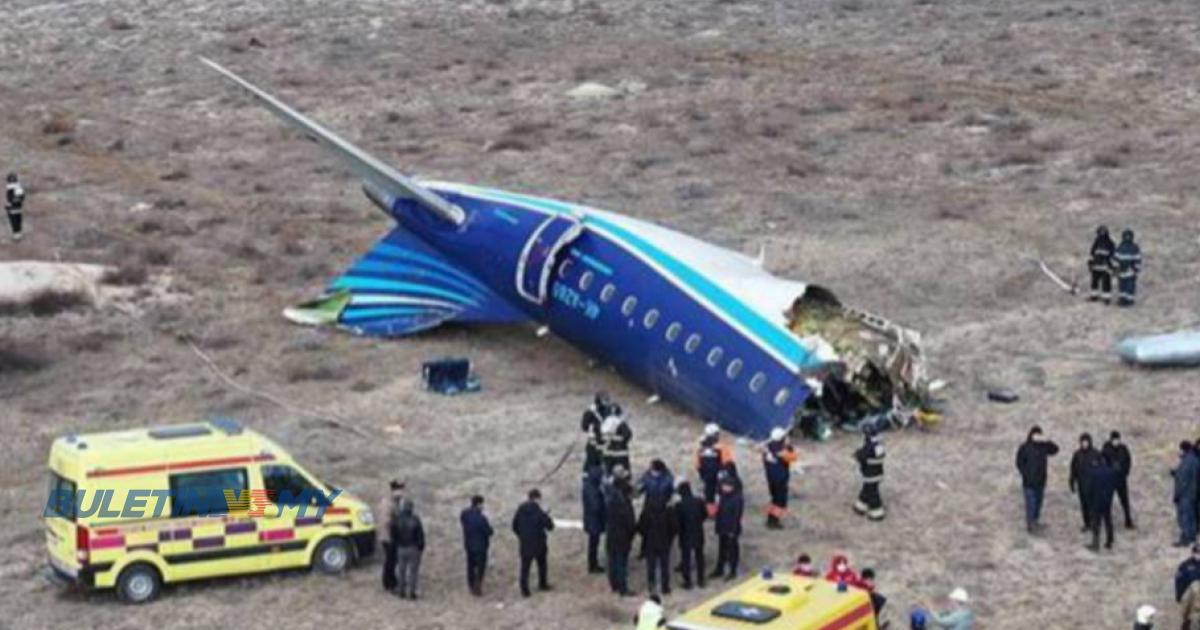 Kotak hitam kedua ditemukan di lokasi nahas pesawat Azerbaijan Airlines