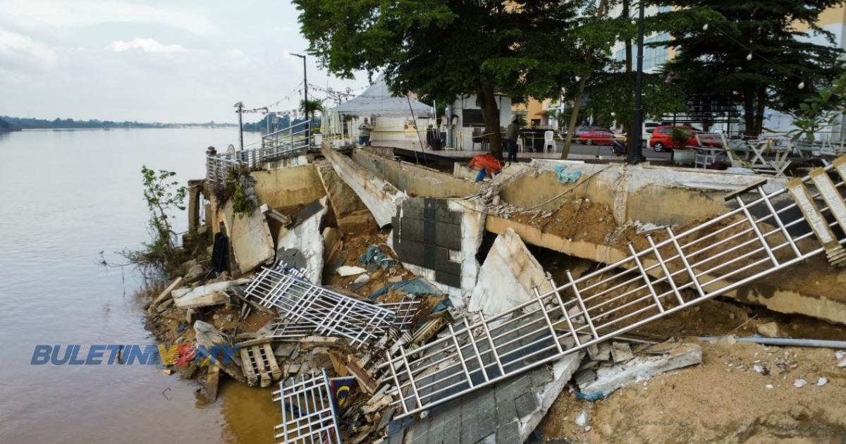 Kerja baik pulih runtuhan tebing Sungai Kelantan dilaksana hari ini – JPS