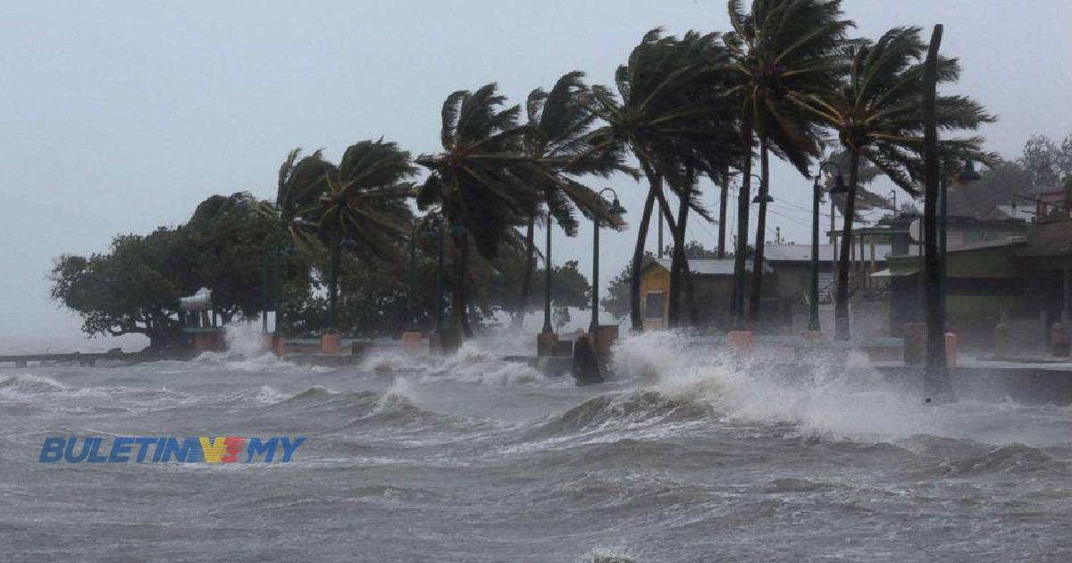 Amaran angin kencang, laut bergelora dijangka landa perairan negara dari 29 hingga 31 Dis