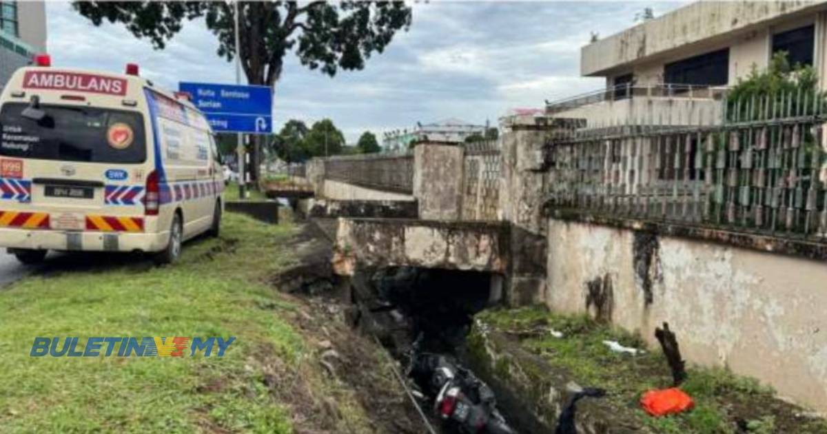 Hilang kawalan, penunggang motosikal maut kemalangan