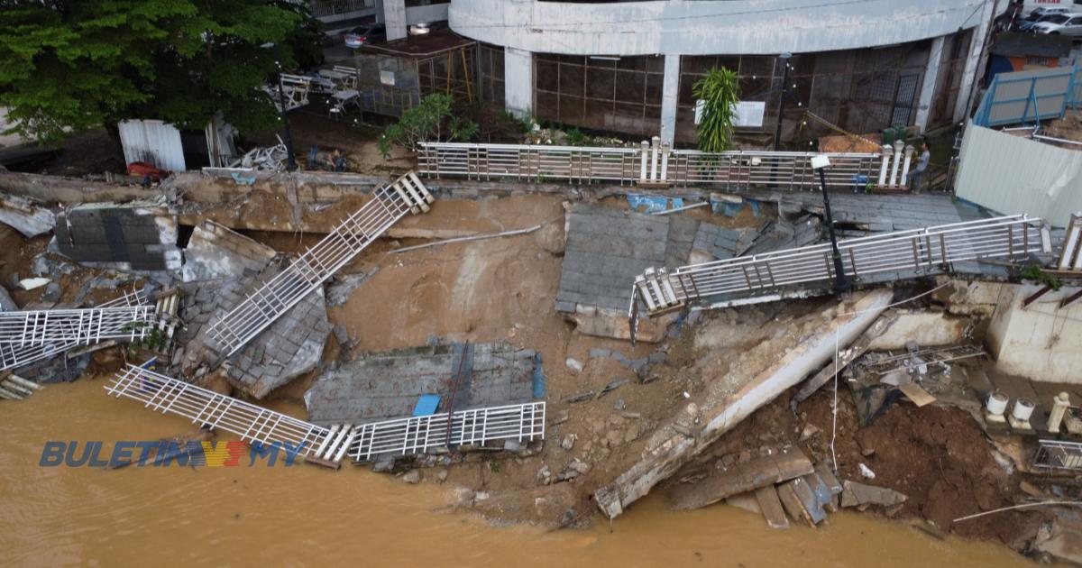 Runtuhan tebing Sungai Kelantan: Bomba pantau hakisan susulan