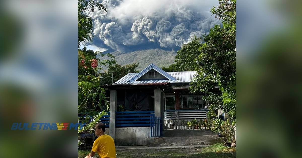 Letusan Gunung Berapi Kanlaon, hampir 12,000 keluarga terjejas