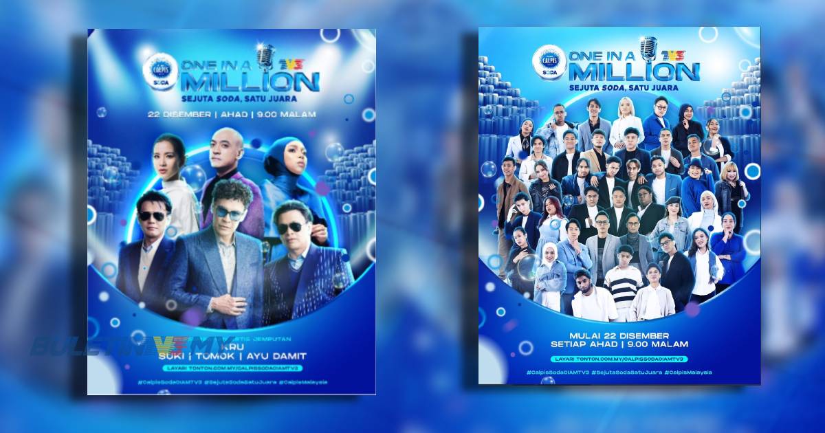 Konsert minggu pertama Calpis Soda One In A Million bersiaran malam esok di TV3