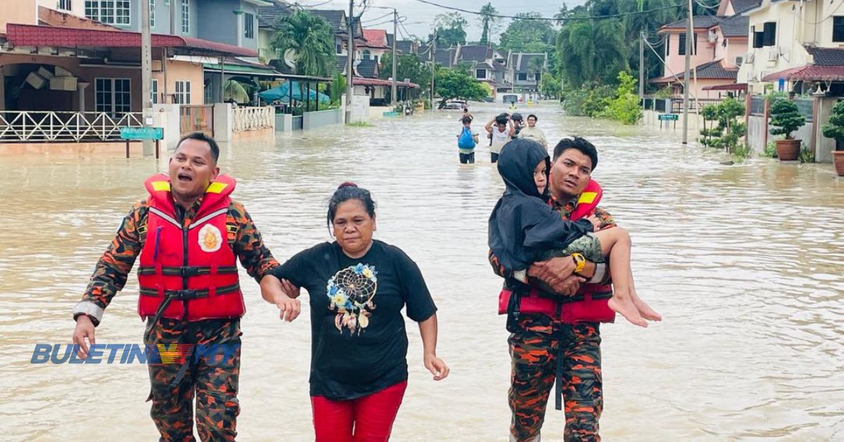 Banjir: Jalan putus, situasi luar jangka antara cabaran anggota bomba