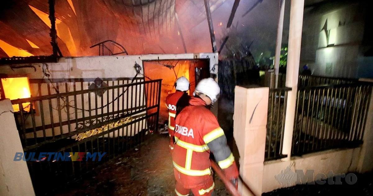 4 rumah musnah terbakar, 20 tinggal sehelai sepinggang