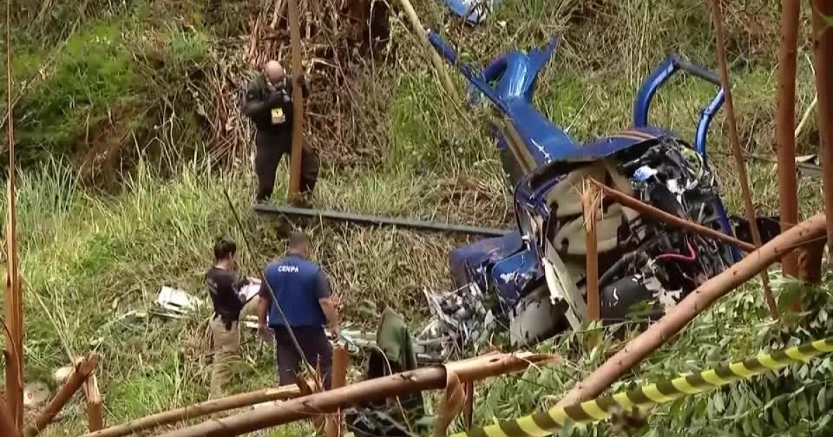 2 maut nahas helikopter terhempas di Sao Paulo