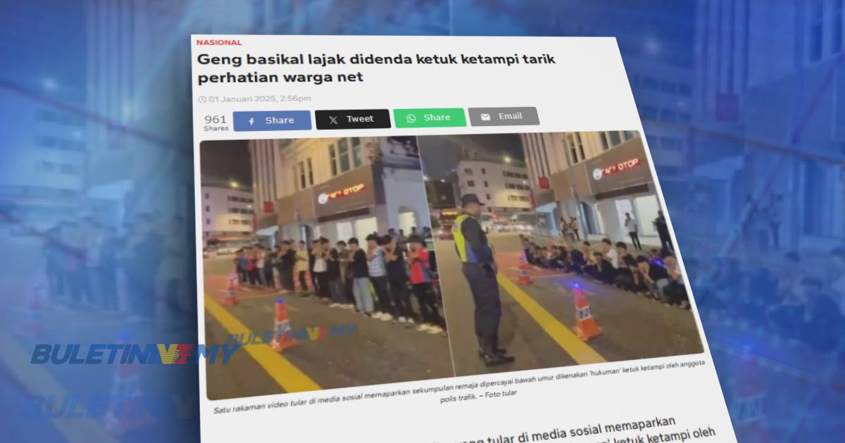 Denda ketuk ketampi sebagai amaran, advokasi – Polis