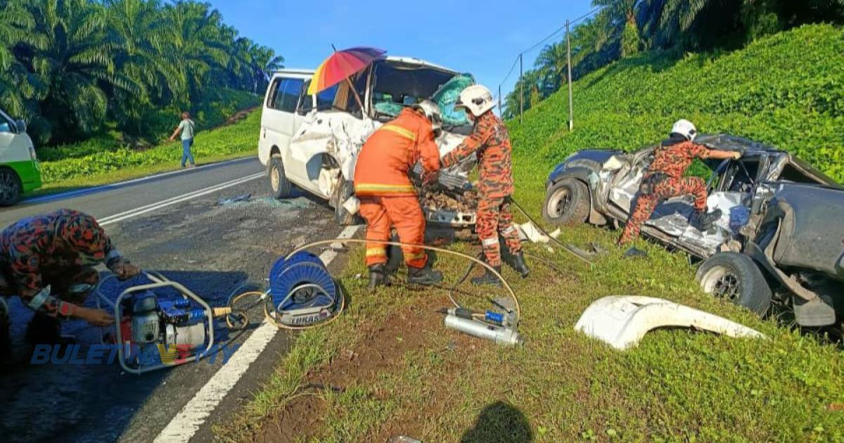 Lelaki maut dalam nahas dua kenderaan bertembung di Jalan Semporna – Tawau